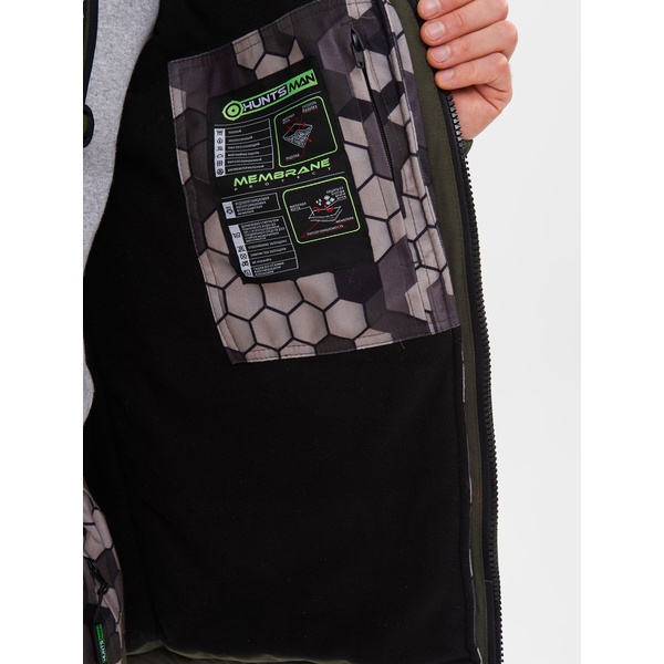 Костюм демисезонный Huntsman Горка Люкс хаки/кмф 002, тк. Исландия/Алова