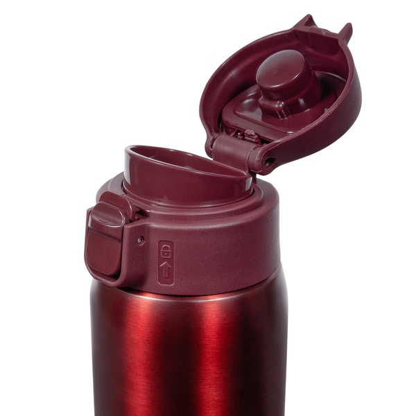 Термокружка Relaxika 701 Бордовая, 0,48 л