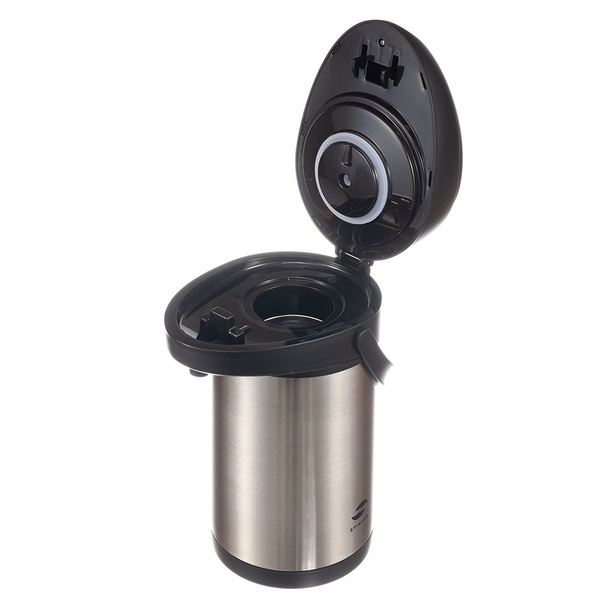 Термос с помпой Stinger Серебристый, 3 л