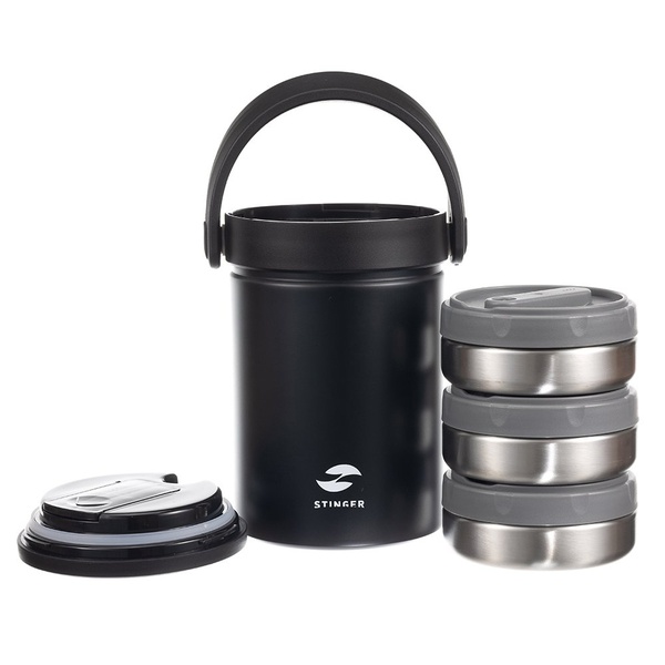 Термос для еды Stinger 3 контейнера 1,7 л