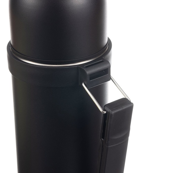 Термос Stinger с ручкой Чёрный, 1,2 л