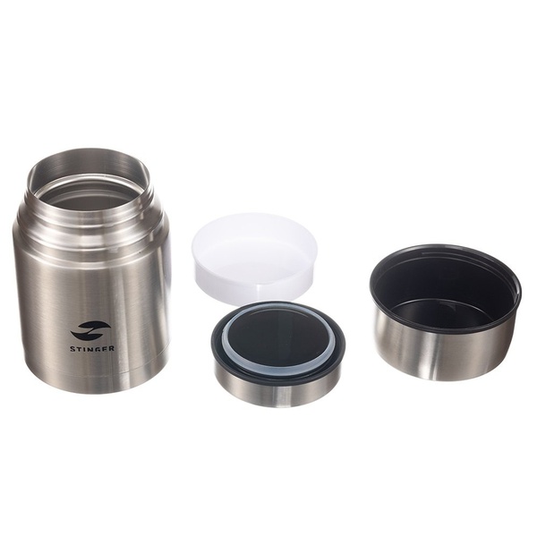 Термос для еды Stinger Серебристый, 0,7 л
