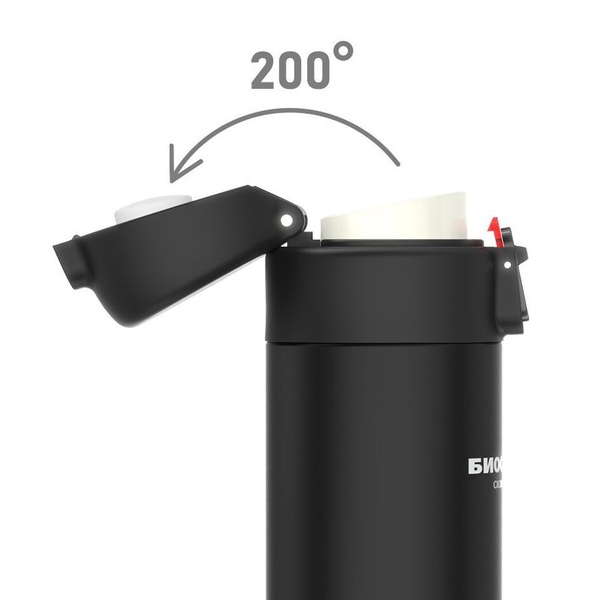Термокружка Biostal Crosstown Чёрная, 0,52