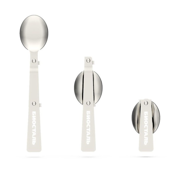 Термос для еды Biostal 2,1 л с 3-мя металлическими контейнерами, с термочехлом и ложкой