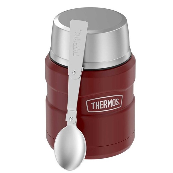 Термос для еды Thermos с ложкой SK3000 MRR Красный, 0,47 л