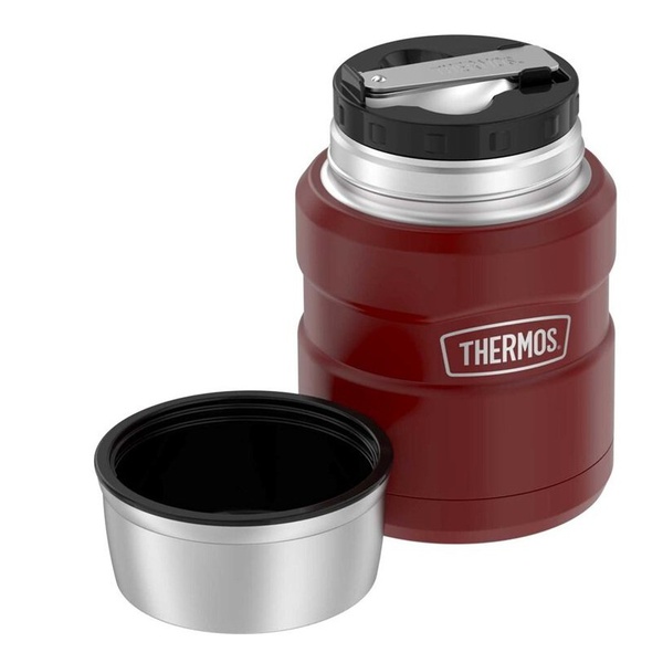 Термос для еды Thermos с ложкой SK3000 MRR Красный, 0,47 л