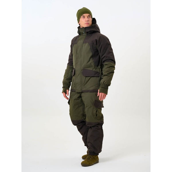 Костюм зимний Тритон Strong Pro -15 (с полукомбинезоном) хаки