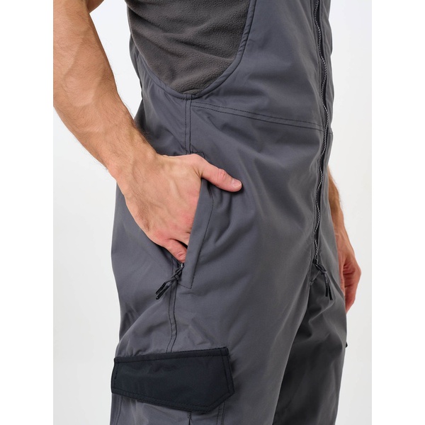 Костюм зимний Тритон Strong Pro -15 (с полукомбинезоном) серо-чёрный