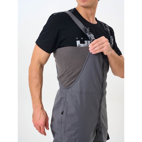 Костюм зимний Тритон Strong Pro -15 (с полукомбинезоном) серо-чёрный