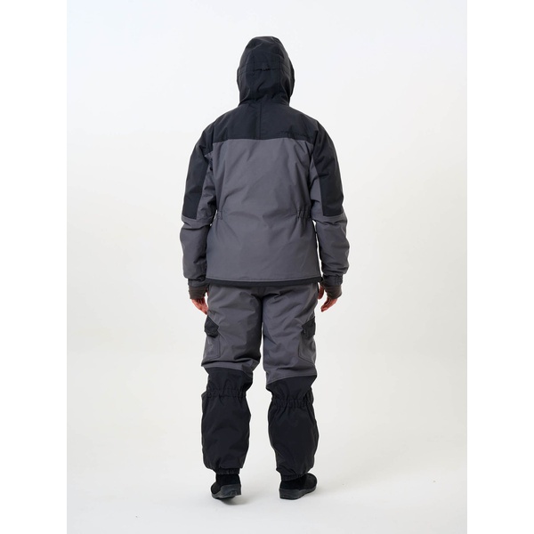 Костюм зимний Тритон Strong Pro -15 (с полукомбинезоном) серо-чёрный