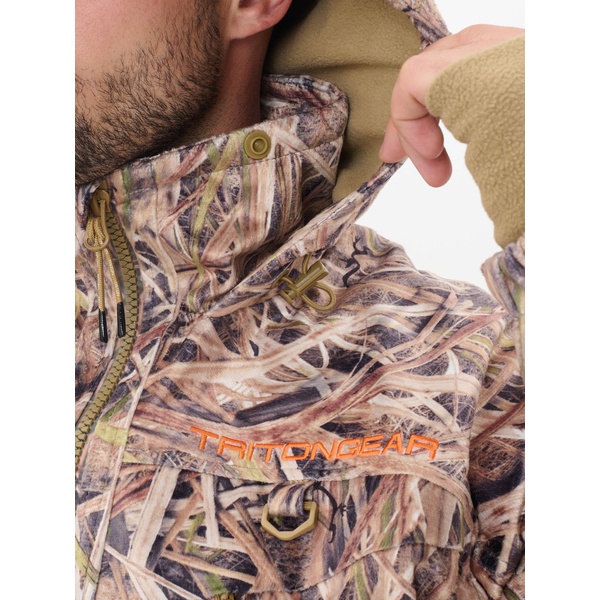 Костюм зимний Тритон Kraft Pro -15 (с полукомбинезоном) Камыш