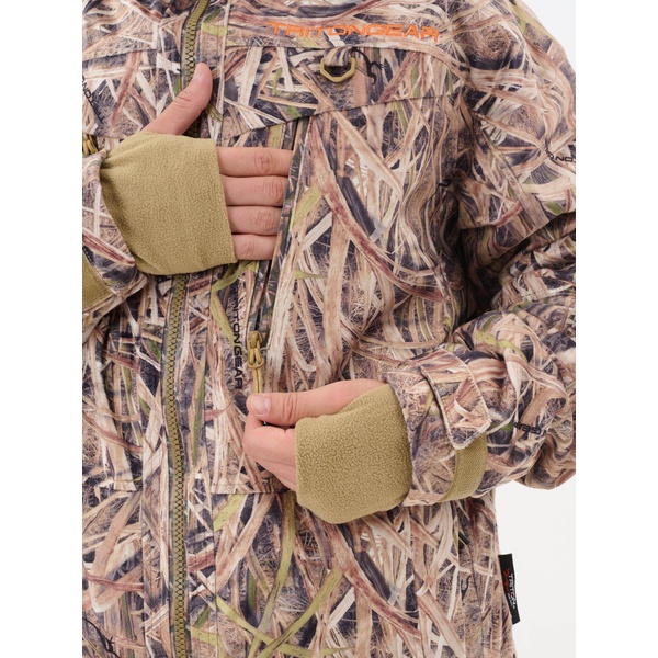 Костюм зимний Тритон Kraft Pro -15 (с полукомбинезоном) Камыш