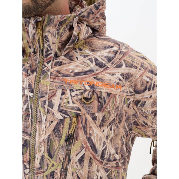 Костюм зимний Тритон Kraft Pro -15 (с полукомбинезоном) Камыш