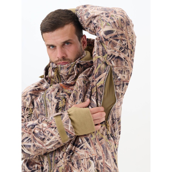 Костюм зимний Тритон Kraft Pro -15 (с полукомбинезоном) Камыш