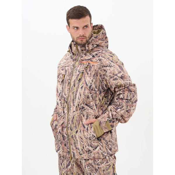 Костюм зимний Тритон Kraft Pro -15 (с полукомбинезоном) Камыш