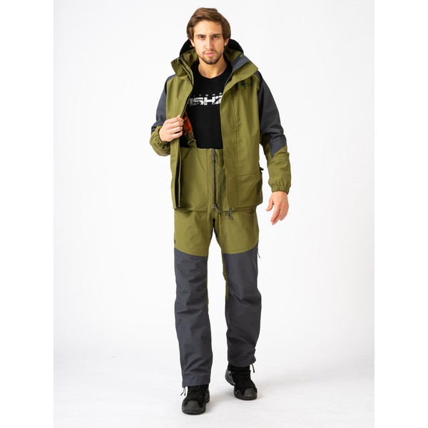 Костюм летний Тритон Pro Angler (Таслан) хаки/серый