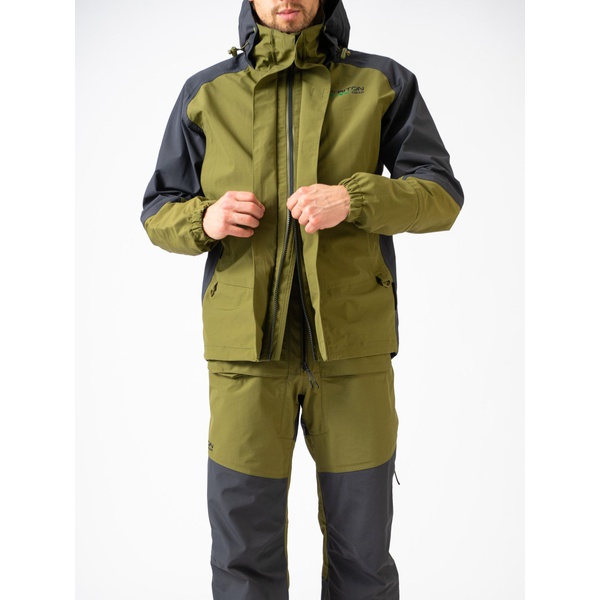 Костюм летний Тритон Pro Angler (Таслан) хаки/серый