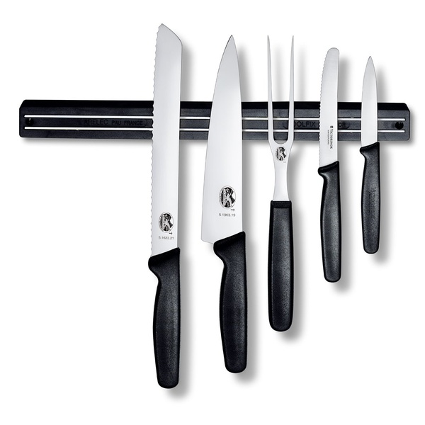 Магнитный держатель Victorinox для кухонных ножей Чёрный