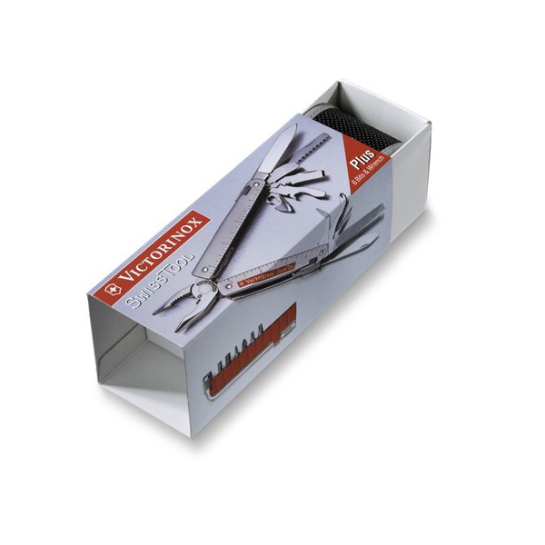 Мультитул Victorinox SwissTool 27, 115 мм, 27 функций Стальной, кожаный чехол