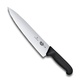 Нож Victorinox разделочный Чёрный, лезвие 25 см. Фото 1