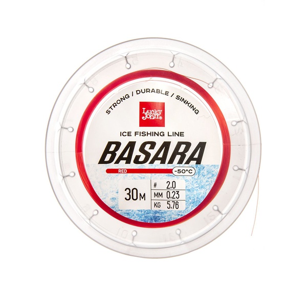 Леска Lucky John Basara Red (30 м) 0.23 мм
