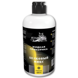 Прикормка жидкая Sonik Baits (0.5 л) белковый микс/цвет желтый