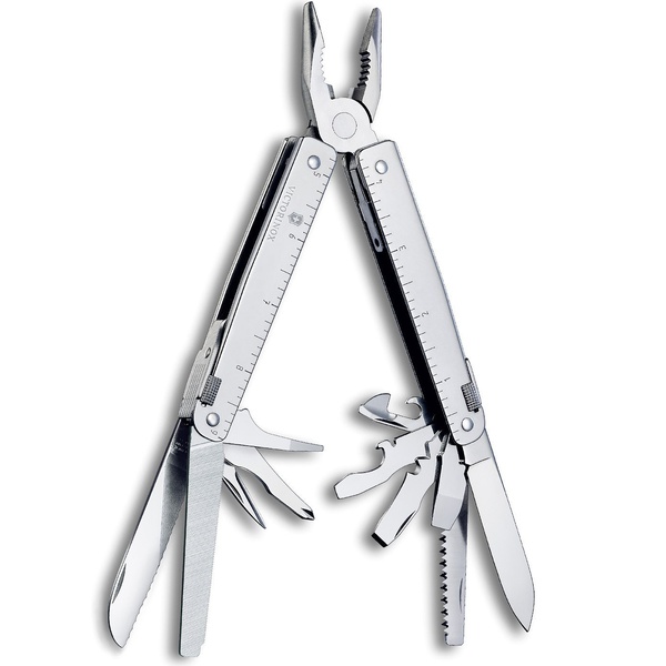 Мультитул Victorinox SwissTool 23, 115 мм 27 функций, кожаный чехол