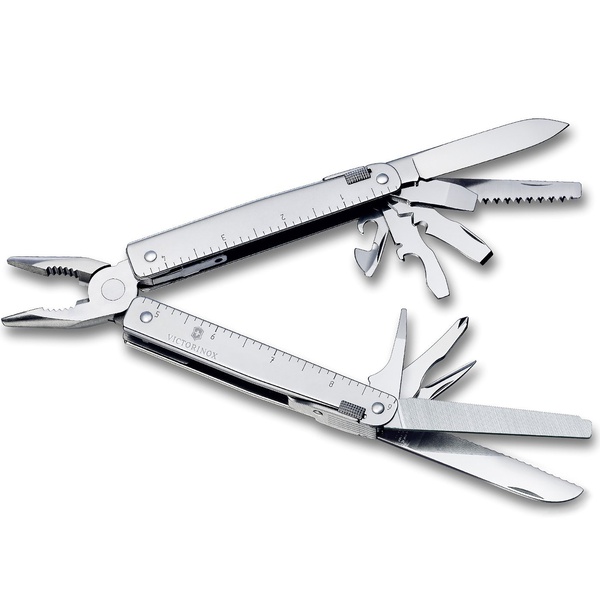 Мультитул Victorinox SwissTool 23, 115 мм 27 функций, кожаный чехол