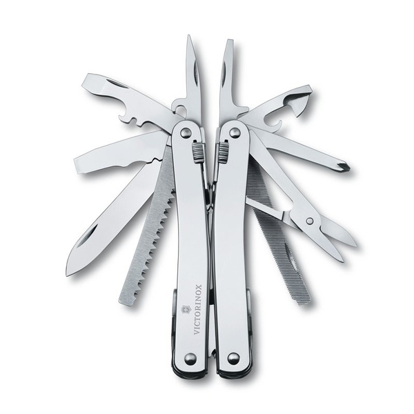 Мультитул Victorinox SwissTool Spirit II, 105 мм, нейлоновый чехол 26 функций