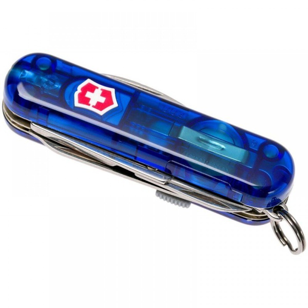 Нож-брелок Victorinox Classic Midnite Manager синий полупрозрачный