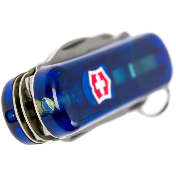 Нож-брелок Victorinox Classic Midnite Manager синий полупрозрачный