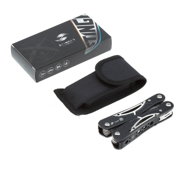 Мультитул Stinger MT-8130AP, 13 функций, нейлоновый чехол
