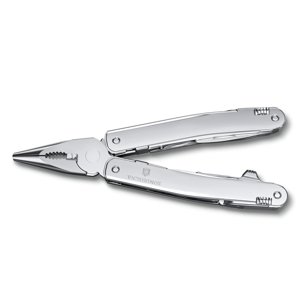 Мультитул Victorinox SwissTool Spirit MX, 105 мм, нейлоновый чехол, Серебристый, 24 функции