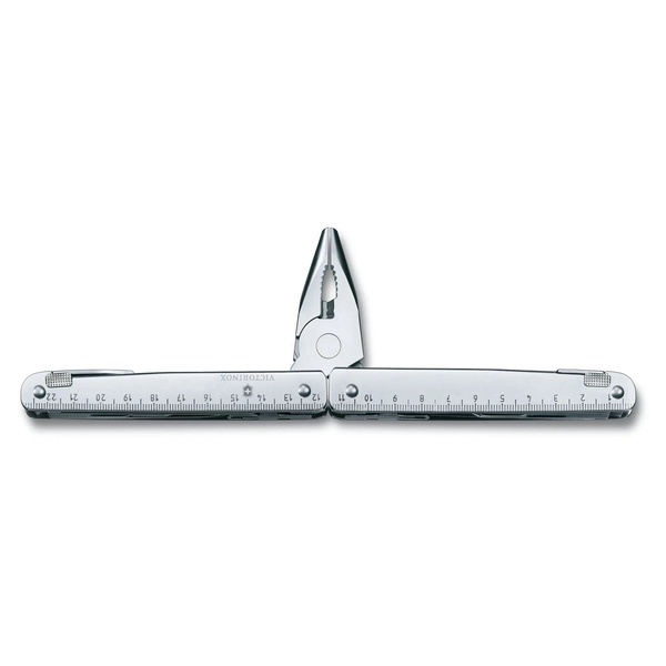 Мультитул Victorinox SwissTool X Plus Ratchet, 115 мм, нейлоновый чехол, Серебристый, 38 функций