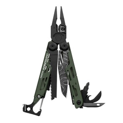 Мультитул Leatherman Signal (19 функц., нейлон. чехол) Зелёный