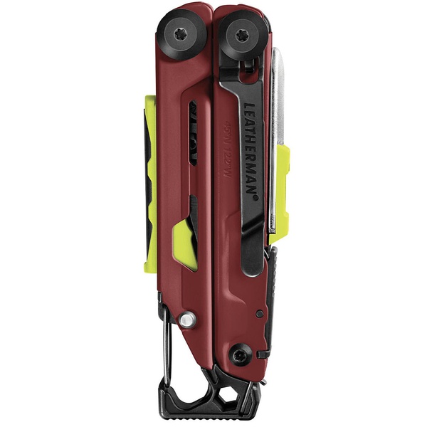 Мультитул Leatherman Signal (19 функц., нейлон. чехол) Бордовый
