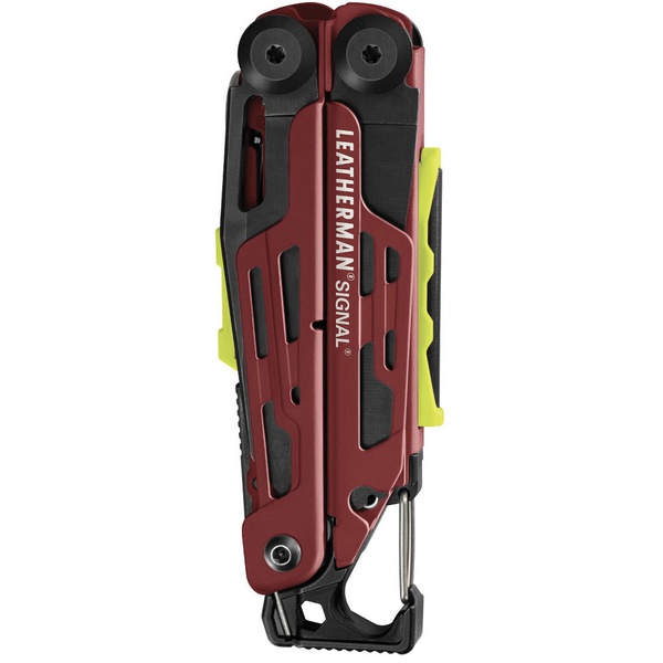 Мультитул Leatherman Signal (19 функц., нейлон. чехол) Бордовый