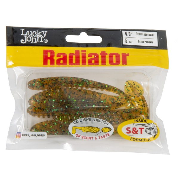 Виброхвост съедоб. искусст. LJ Pro Series Radiator 4.0" (5 шт/уп) PA19