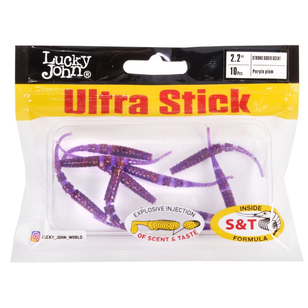 Слаги съедобные искусственные LJ Pro Series Ultra Stick 2,2in (5,6 см/10 шт) S13