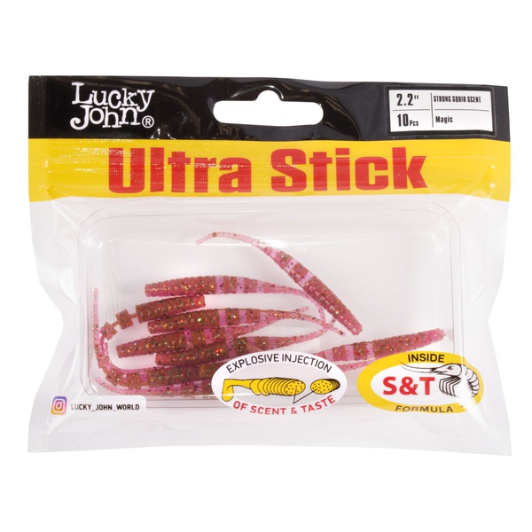 Слаги съедобные искусственные LJ Pro Series Ultra Stick 2,2in (5,6 см/10 шт) S14