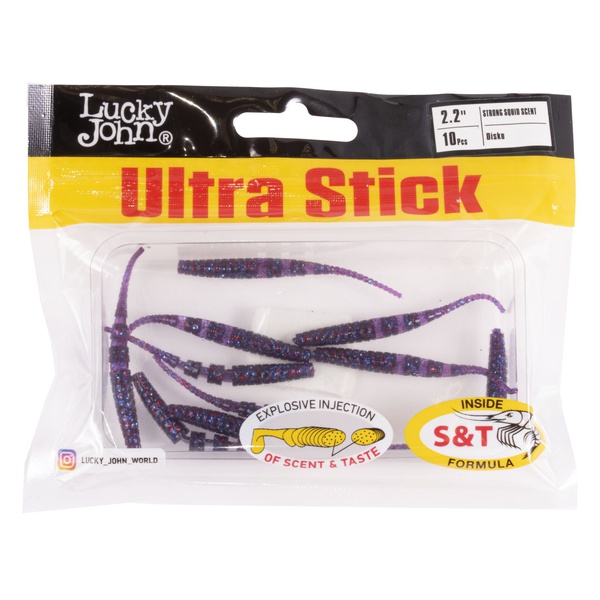 Слаги съедобные искусственные LJ Pro Series Ultra Stick 2,2in (5,6 см/10 шт) S63