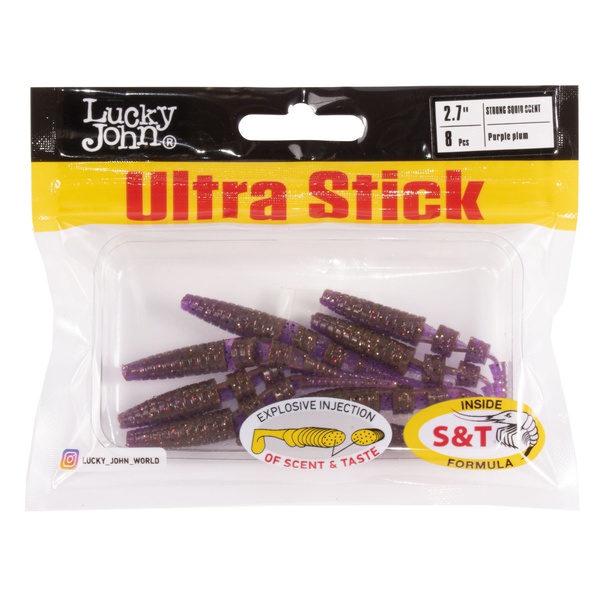 Слаги съедобные искусственные LJ Pro Series Ultra Stick 2,7in (6,8 см/8 шт) S13