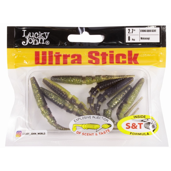 Слаги съедобные искусственные LJ Pro Series Ultra Stick 2,7in (6,8 см/8 шт) T36