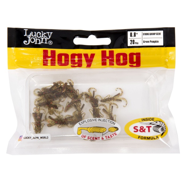 Твистеры съедоб. искусст. LJ Pro Series Hogy Hog 0,8in (2 см/20 шт) PA03