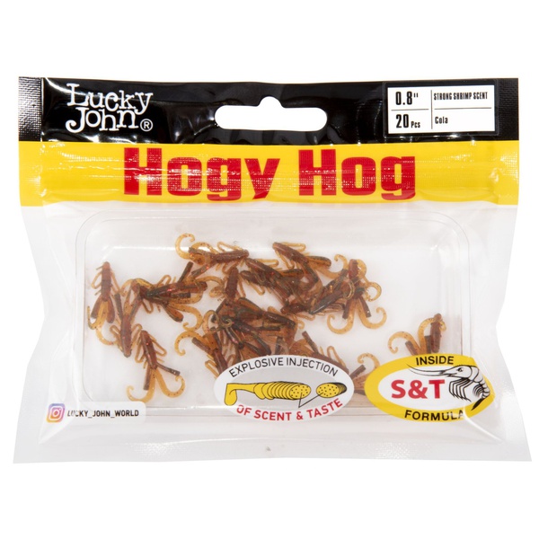 Твистеры съедоб. искусст. LJ Pro Series Hogy Hog 0,8in (2 см/20 шт) PA16