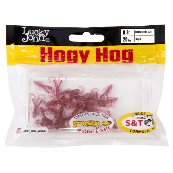 Твистеры съедоб. искусст. LJ Pro Series Hogy Hog 0,8in (2 см/20 шт) S14