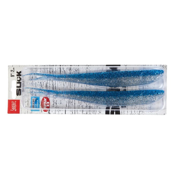 Слаги Lucky John 3D Series Slick Shad-V 9.0in (22,9 см/2 шт) 004