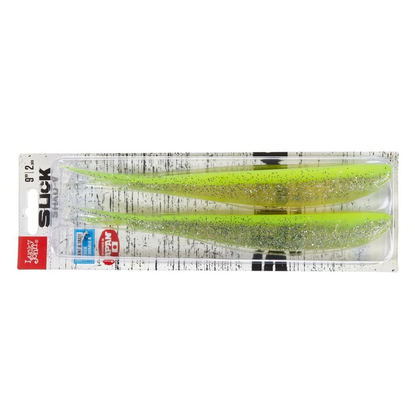 Слаги Lucky John 3D Series Slick Shad-V 9.0in (22,9 см/2 шт) 008