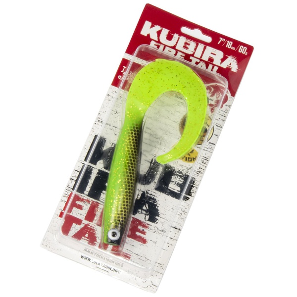 Твистеры Lucky John 3D BBS Series Kubira Fire Tail 7" (17,5 см) 1шт PG45