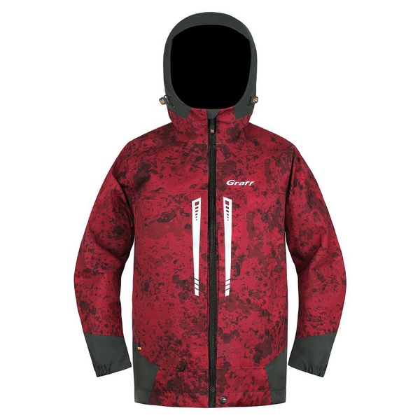 Костюм Graff 607-В-4/707-В-1 рыболовный бордовый камо